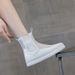 Clearance 2025 New Breathable Martin Versatile High-top Mesh Genuine Leather Short Boots Flat Sandals_vogvips.com