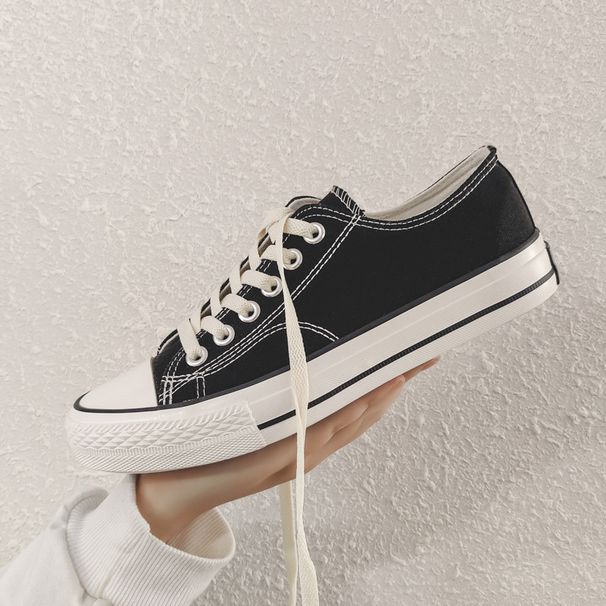 Men's Shoes New Low Top 1970s Replica High Top Canvas Shoes Men's Shoes White Shoes Summer Couple Shoes Cloth Shoes Trendy Sneakers_vogvips.com