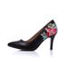 High Single Embroidered Shoes, Soft Leather Temperament, Fine Heels, Ladies' Spring And Summer Embroidery Pointed Toe_vogvips.com
