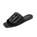 Women's Flat Open Toe Sandals Korean Style Slip On Beach Shoes Square Buckle Versatile_vogvips.com