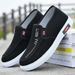 Anti Slip Wear-resistant Cow Tendon Sole: Old Beijing Cloth Men's Board Lightweight Breathable Canvas Shoes, Comfortable_vogvips.com