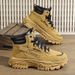 European Warm Series High-top Martin Boots For Men, New Autumn And Winter Style, Casual Workwear Outdoor Motorcycle Boots, Thick-soled_vogvips.com