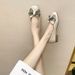Flat Bottomed Women's Single Shoes, Small Fragrant Paired With Skirts, Sole, Real Soft Leather, 2025 Autumn New Item,_vogvips.com