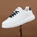 Spring/Summer White Breathable Sneakers Thick Soled Height Increasing Men's Women's Fashion Casual Sports Shoes Trendy Couple Comfortable_vogvips.com