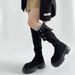 Internet Celebrity Design Over-the-Knee For Women 2025 Spring And Autumn New Super Popular Fashion Slimming Stylish_vogvips.com