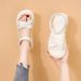 Flat-soled Sandals Women's Fairy Wind Elastic Band Skirt Lightweight Anti-skid Soft-soled Beach Shoes_vogvips.com