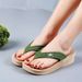 Mid-Heel High-Heel Slippers For Women Summer Outdoor Wedge 2025 New Thick-Soled Flip-Flops Beach Sandals_vogvips.com