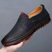 Leather 2025 New Fashion Men's Loafers Casual Business Soft Sole Driving Shoes_vogvips.com