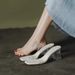 Transparent High-heeled Summer New Versatile Comfortable Sexy Stylish Internet Celebrity Crystal Sandals For Women To_vogvips.com