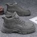 European Warm Series Autumn New Martin Trendy Versatile Thick-Soled Non-Slip High-Top Work Men's Short Boots Safety Shoes_vogvips.com