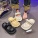 2026 New Summer Women's Slippers Eva French Mary Jane Thick-soled Shit-stepping Bag Head Cool Slippers Hole Shoes_vogvips.com