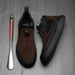 European Warm Series Winter Casual Martin New High-top Men's Black Shoes Breathable Korean Style Short Boots_vogvips.com