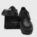ShoeVault Derby Shoes For Men, Thick Sole, Height Increasing, Black, Retro British Style, Chunky Martin Boots, Low Top, Workwear_vogvips.com