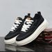 New Spring/Summer Men's Shoes, Stylish And Versatile Casual Sneakers, Thick Soled Height Increasing White Shoes, Korean Style Trendy Mesh Shoes X17_vogvips.com