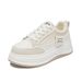 Little White Shoes Female Students Thick-soled Heightening Shoes Sports Board Shoes Casual Street Shoes_vogvips.com