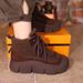 Hot-Selling Martin 2025 Winter New Thick-Soled Snow Boots With Fleece Lining, Warm Low-Cut Shoes, Comfortable Mom Cotton_vogvips.com
