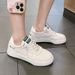 Platform Running Women Tennis Shoes Woman Walking Chunky Sneakers White Casual Vulcanized Shoes_vogvips.com