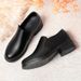 wangjia Wangjia Dropshipping Soft Sole Black Formal Leather Professional Work Single Deep Mouth Women S Shoes Spring_vogvips.com