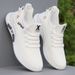 Men's White Breathable Mesh Sneakers Trendy Versatile Casual Lightweight Soft Soled Sports Shoes Cross Border Low Top_vogvips.com