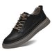 Men's Shoes Two Cowhide Board Shoes Men's Hollow And Breathable Retro Tooling Shoes Men's Casual Shoes_vogvips.com