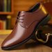 Euro Step New Leather 2025 Autumn Business Casual Men's British Style Brogue Youth Trendy Shoes_vogvips.com