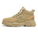 Large Size Men's Shoes, Thick-Soled Cotton Shoes, Snow Boots, Winter Fleece-Lined Warm Cotton Shoes, Men's Martin Boots,_vogvips.com