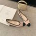 2024 Autumn Winter New Square Toe Color Block Shallow Mouth Soft Sole Versatile Backless Low Heel Loafers For Pregnant_vogvips.com