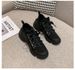 Trendy Autumn Winter Ins Super Popular Comfortable Slimming Fleece Lined Thickened Height Increasing Sneakers D Bra_vogvips.com