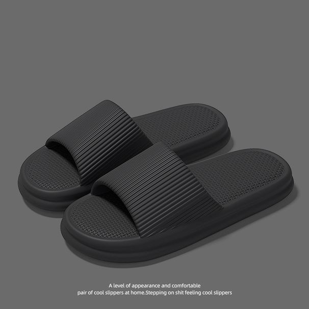 Summer Men's Slippers Women Sandals Anti-Slip EVA Thick Sole Comfortable Home Slippers Bathroom Slides Couples Beach Flip-Flops_vogvips.com