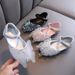 Fashion Small Big Bow Square Mouth Dance Performance Shoes Single Shoes Small Leather Shoes_vogvips.com