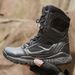 Black Combat Boots New Elite Spider Combat Boots Low Top Light Combat Boots Shock Absorption High Top Outdoor_vogvips.com