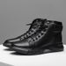 European Warm Series Winter New British Style Genuine Leather Martin Fashion Casual High-top Men's Shoes Trendy Work Boots_vogvips.com