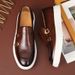 Fashion casual leather shoes men's shoes men's board shoes_vogvips.com
