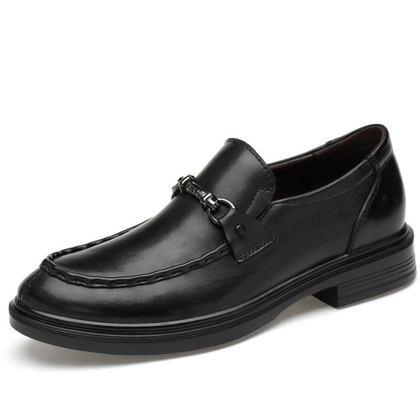 Large Size Men's Shoes Foot Cover Thick Sole Heightening Casual Shoes Lazy Shoes Leather Shoes Soft Sole Leather Shoes Men_vogvips.com