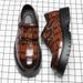 Voyage 7830 Casual British Thick-Soled Men's Work Trendy Retro Leather Shoes For Men_vogvips.com