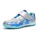 Kids Youth Men’S Football Boots Football Shoes SAIBI New Seamless Flyknit Children's Student Velcro Low-Top Studded Soccer Shoes_vogvips.com