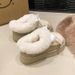 SHLIANG Winter New Fashionable Bow Warm Home Boots For Women's Indoor Soft Bottom Slippers Comfortable Boots X0060_vogvips.com