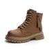 Martin Boots Women's Retro Locomotive Boots Short Tooling Boots British Versatile Women's Boots_vogvips.com