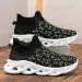 Men's Running Shoes Summer New Knitted Socks Breathable Casual Shoes Men Comfortable Sports Shoe_vogvips.com