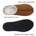 Comwarm Indoor Fur Slippers For Men Winter New Warm Slip-on Home Plush Mules Rubber Sole Non-slip Cotton Slides With_vogvips.com