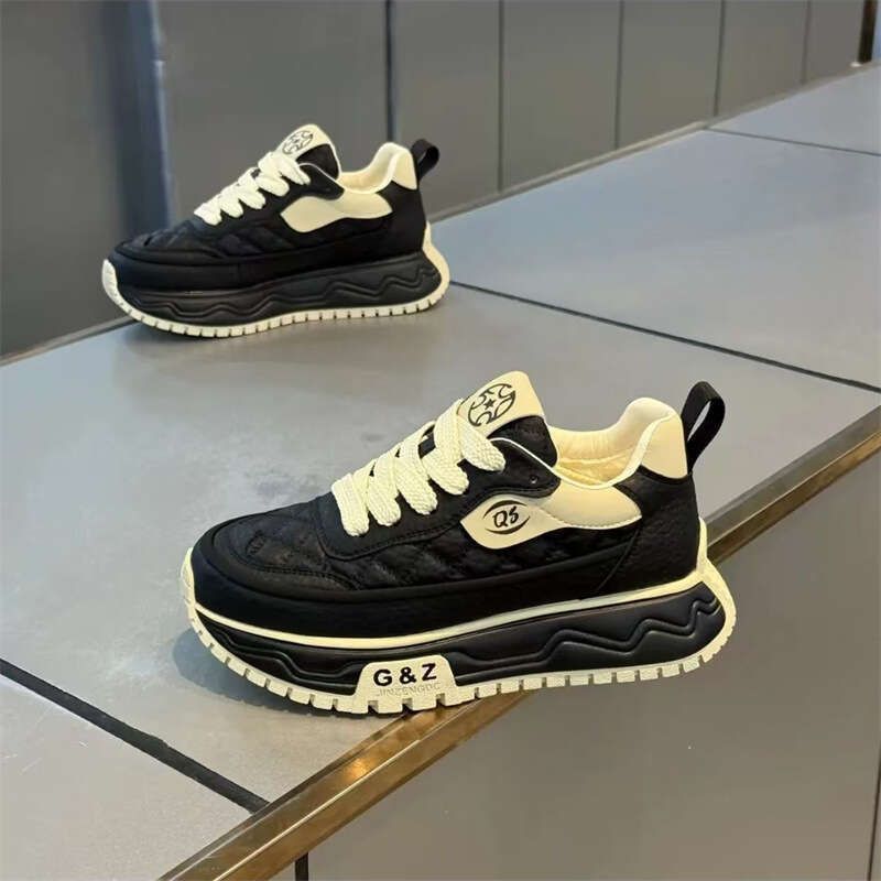 Trendy Brand High End Light Luxury Autumn Winter Men's Thick Soled Sneakers Casual Student Versatile Forrest Gump Dad_vogvips.com