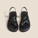 Large Size Sandals 41-43, Flat-soled, Versatile, Cross-strap, Slip-on Women's Shoes, Soft Sole, Roman Style, For_vogvips.com