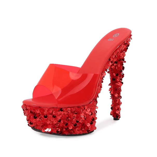High Heel Sandals With Platform - Sexy Open Toe Roman Strappy Party Shoes For Nightclub And Evening Wear Roman Peep Toe Lady High Heeled Slippers_vogvips.com