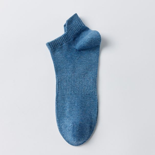 Men's Spring And Autumn Socks Pure Cotton Socks Antibacterial Men's Cotton Socks Short Tube Sports Socks Black And White Spring And Summer Breathable_vogvips.com