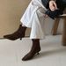 Pointed Toe High Ankle For Women 2025 Autumn Winter Elegant Thin Heel Stylish Stretch Sock New Slim Boots_vogvips.com