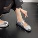In Stock Mary Jane For Women 2025 Spring Summer Versatile Japanese College Style Soft Sole JK Ballet Height Increasing_vogvips.com
