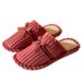 Winter Women, Non-Slip Thick Sole, 2024 New Plush Couple Home Warm Indoor Cotton Slippers For Men_vogvips.com
