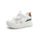 Daddy Shoes Leather Women's Shoes Platform Sports Leisure Korean Version Of White Shoes Women_vogvips.com
