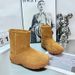 New Winter Thick-Soled Mid-Calf Snow Boots For Women, Lamb Wool Short Boots, Height Increasing, Non-Slip,_vogvips.com