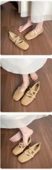 French Word With Mary Jane Shoes Flat Ballet Shoes Grandma Single Shoes Women Soft Sole_vogvips.com